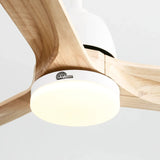 White With Burly Wood Blades
