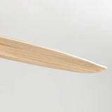 White With Burly Wood Blades
