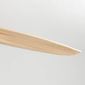 White With Burly Wood Blades