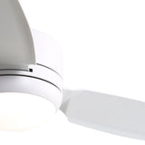 White With White Blades