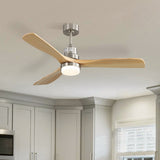 Brushed Nickel With Burly Blades