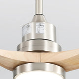 Brushed Nickel With Burly Blades