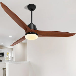 Black With Walnut Wood Blades