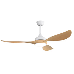 Modernes Deckenventilatorlicht aus ABS mit Holzmaserung für den Innenbereich, 56 Zoll