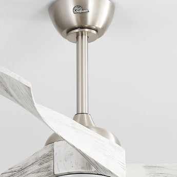 Brushed Nickel With Grey Blades