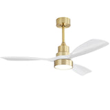 Gold With White Blades