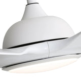 White With White Blades