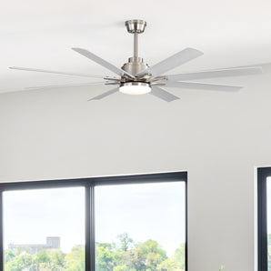 Hampton Smart Ceiling Fan with LED 66 inch-Smart