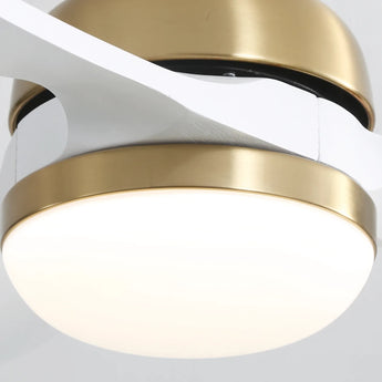 Gold With White Blades