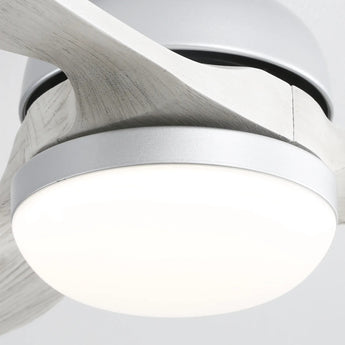 Silver With Oak Blades