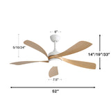 White With Maple Blades