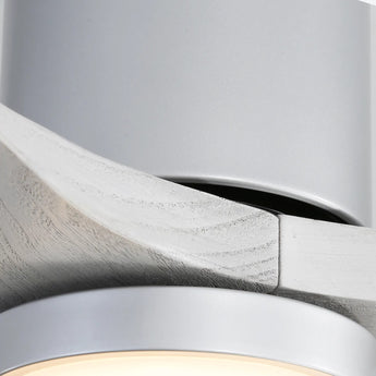 Silver With Oak Blades
