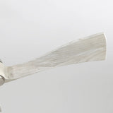 Brushed Nickel With Gray Blades