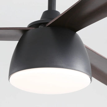 Black With Brown Blades