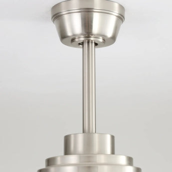 Brushed Nickel With Black Blades
