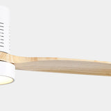 White With Burly Wood Blades