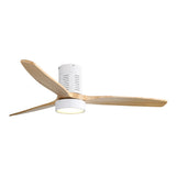 White With Burly Wood Blades