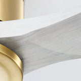 Gold With Washed Wood Blades