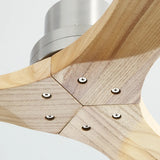 Brushed Nickel With Burly Blades