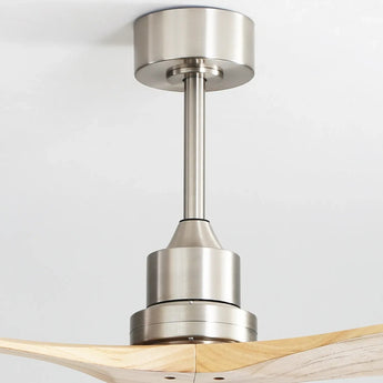 Brushed Nickel With Burly Blades