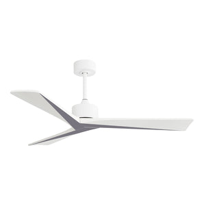 White With Silver Blades
